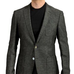Hugo Boss Men's "Raye7" Extra Slim Fit Two Button Linen Blazer US 40L IT 50L